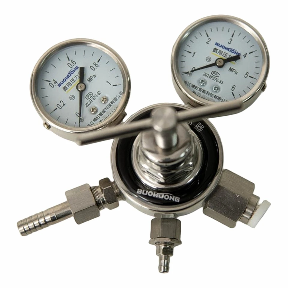 Stainless Steel Ammonia Regulator With Relief Valve suppliers